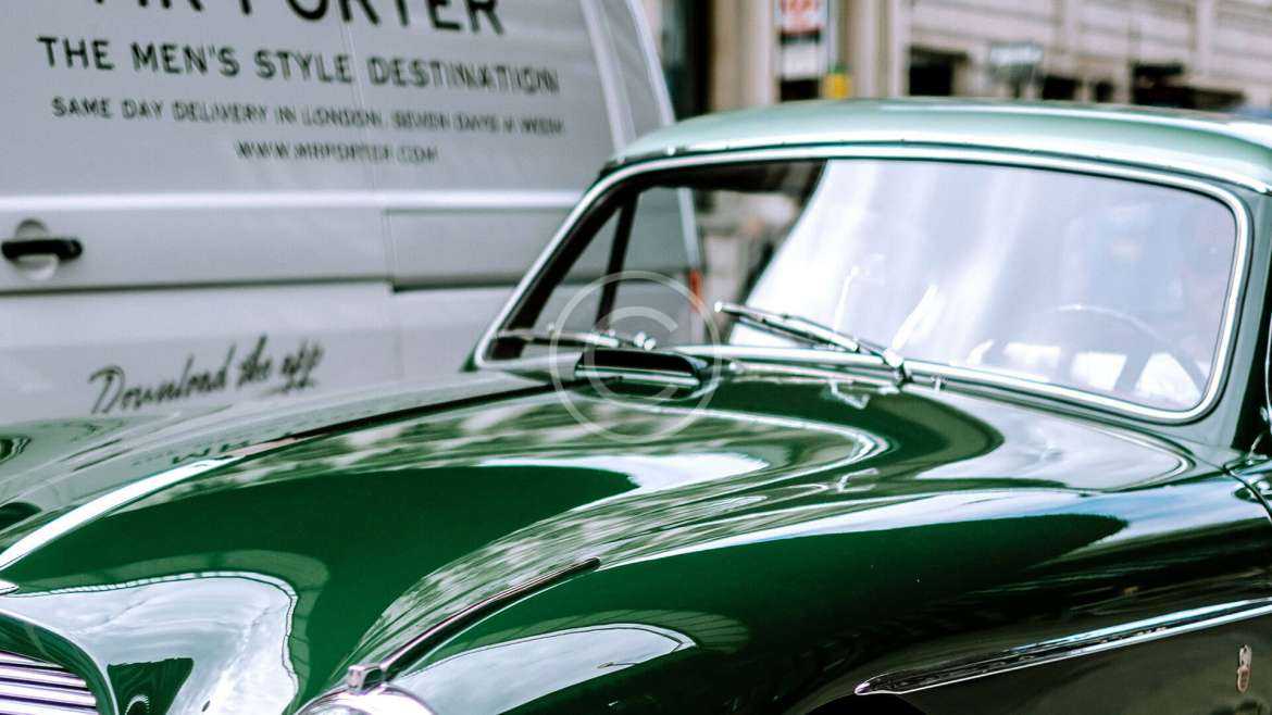 green color car photo