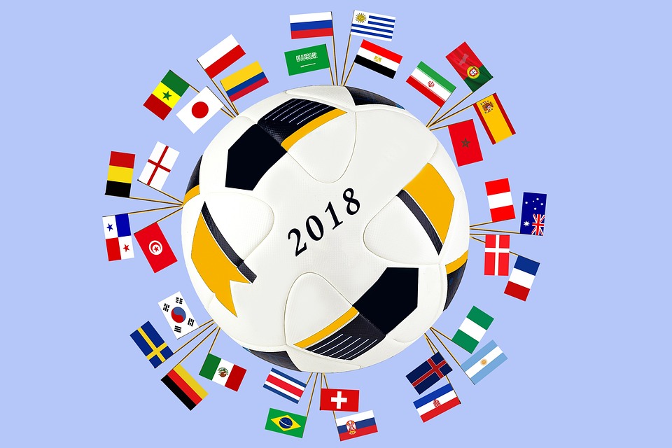 football nation flag world cup 2018 photo