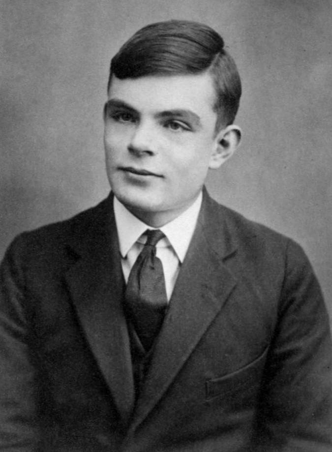 Portrait of Alan Turing at age 16