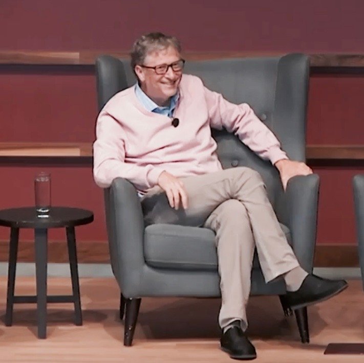 Bill Gates speaking during an energy discussion