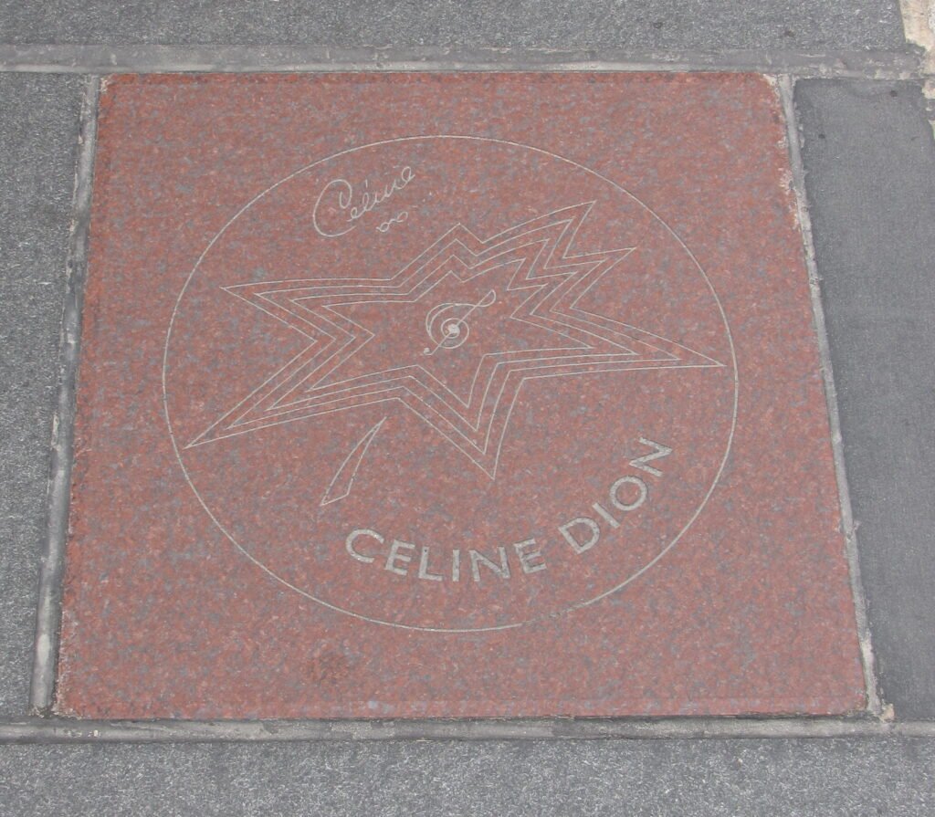 Celine Dion star on Canada’s Walk of Fame