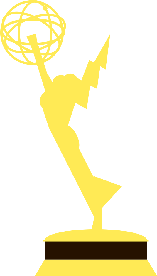 Emmy-inspired award icon for TalkLife Media entertainment coverage