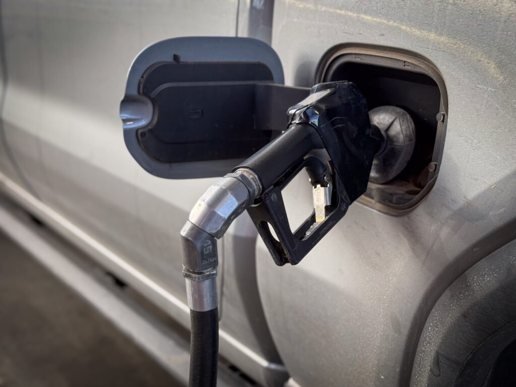 Gas pump used for TalkLife News coverage of oil prices and household fuel costs