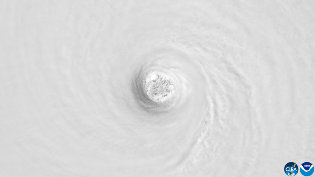 NOAA-20 satellite view of Hurricane Polo on September 22, 2026, days before the September 28 forecast