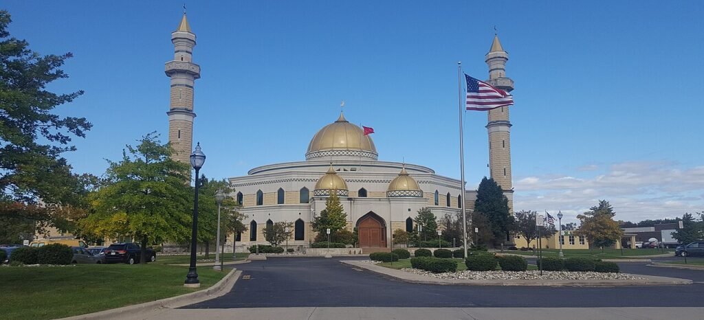 Islamic Center of America mosque in Dearborn, Michigan