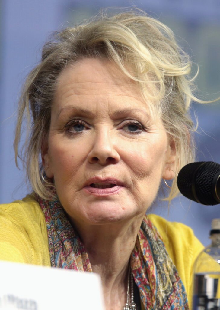 Actor Jean Smart speaking at an event