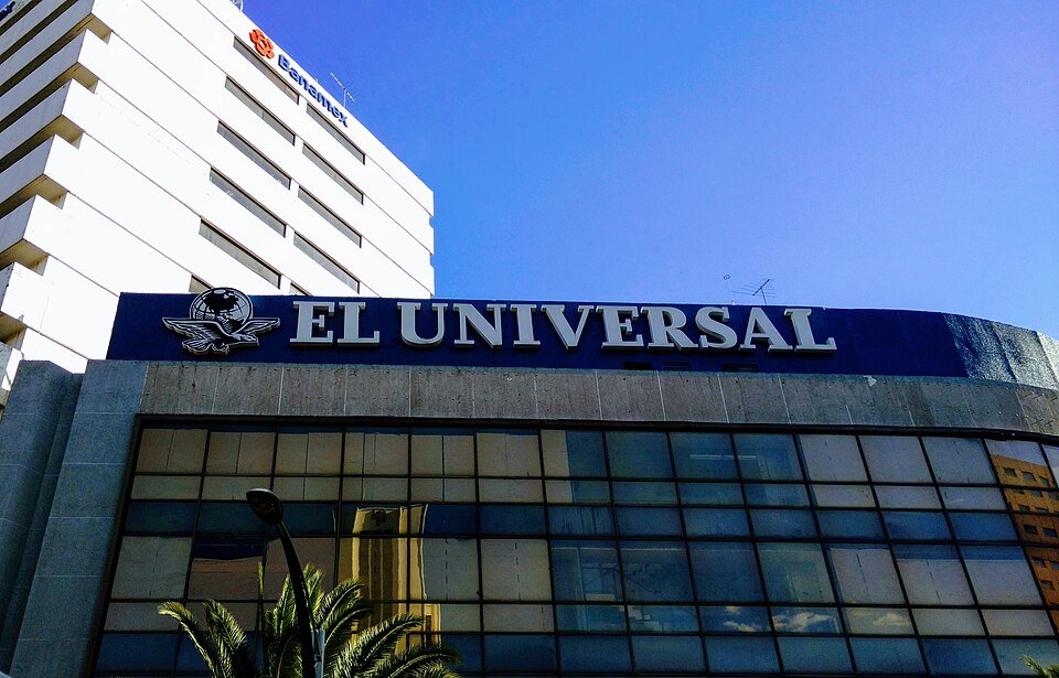 Archive El Universal newspaper building, Mexico City, not a Campeche newsroom