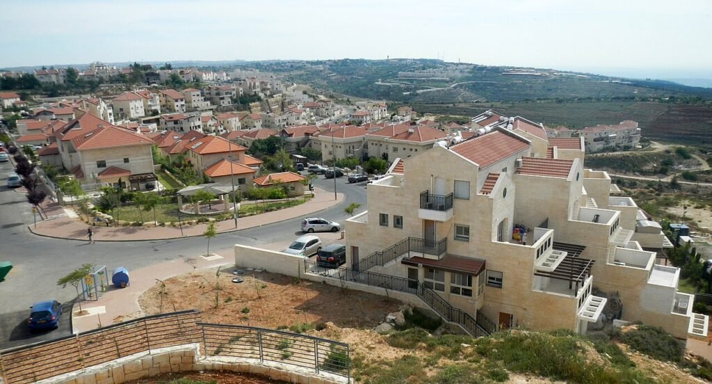 Buildings in Neve Daniel, an Israeli settlement in the occupied West Bank