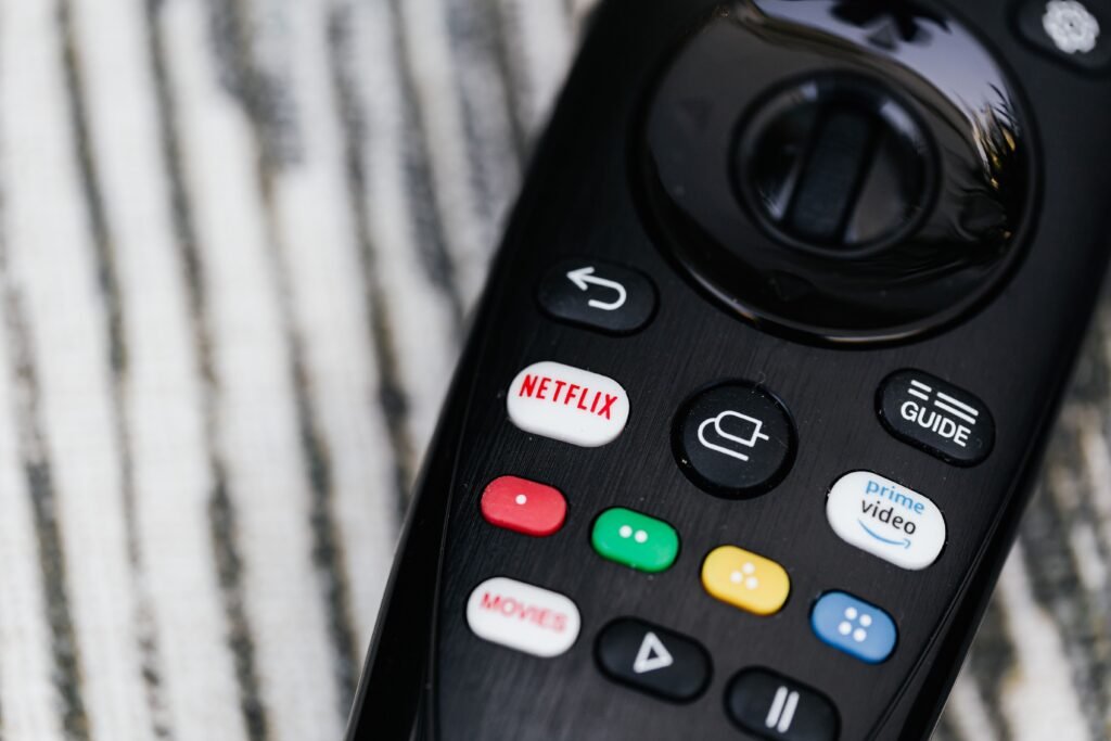 Television remote with streaming service buttons