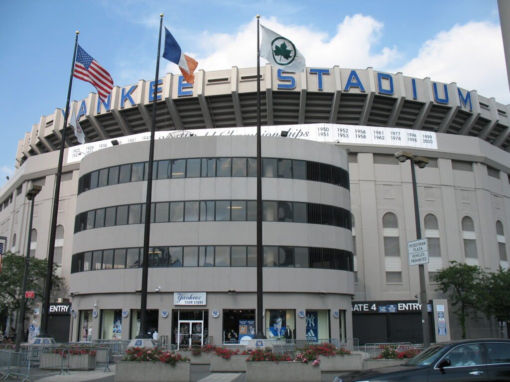 Exterior of Yankee Stadium in the Bronx