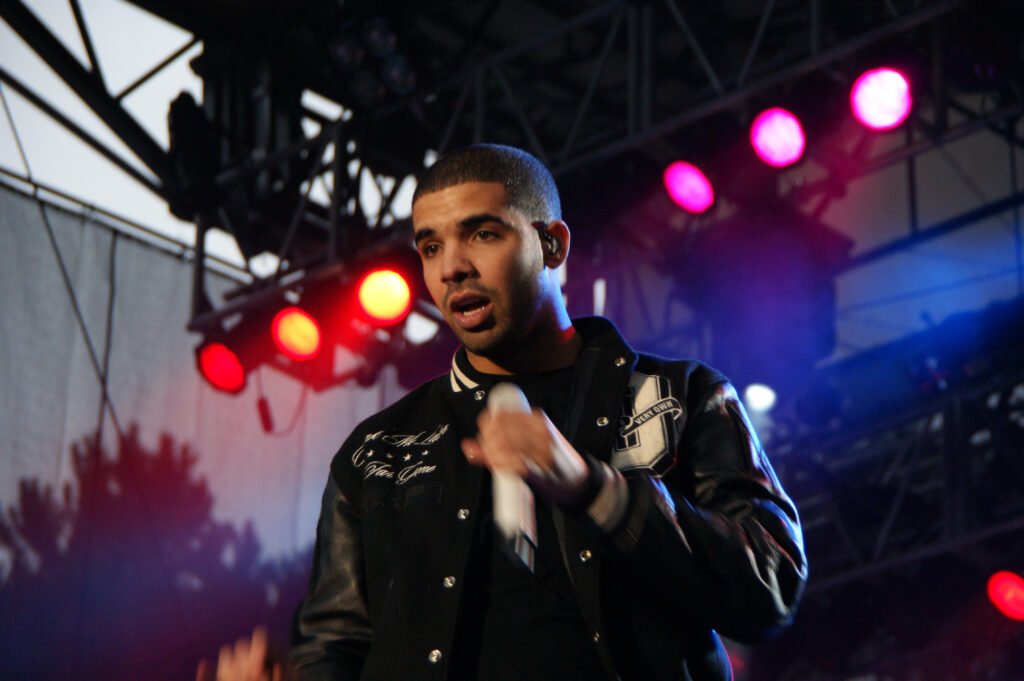 Drake performing in 2010, archival photograph