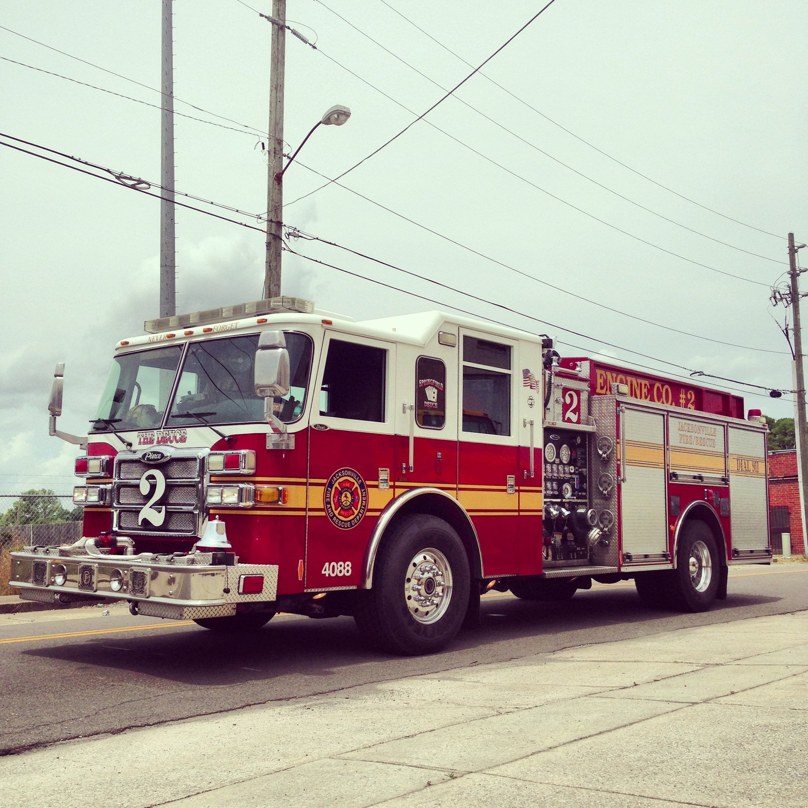 Jacksonville Fire and Rescue Department Engine 2 in May 2014