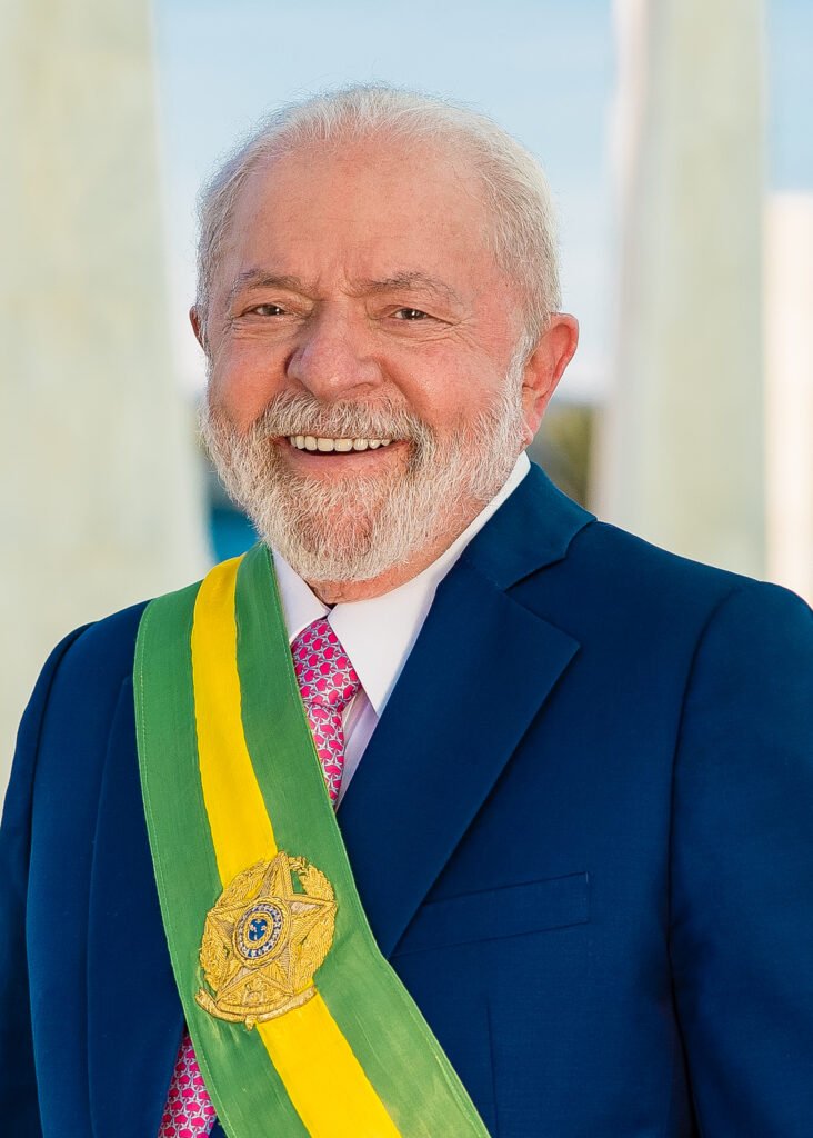 Official portrait of Luiz Inácio Lula da Silva from 2023