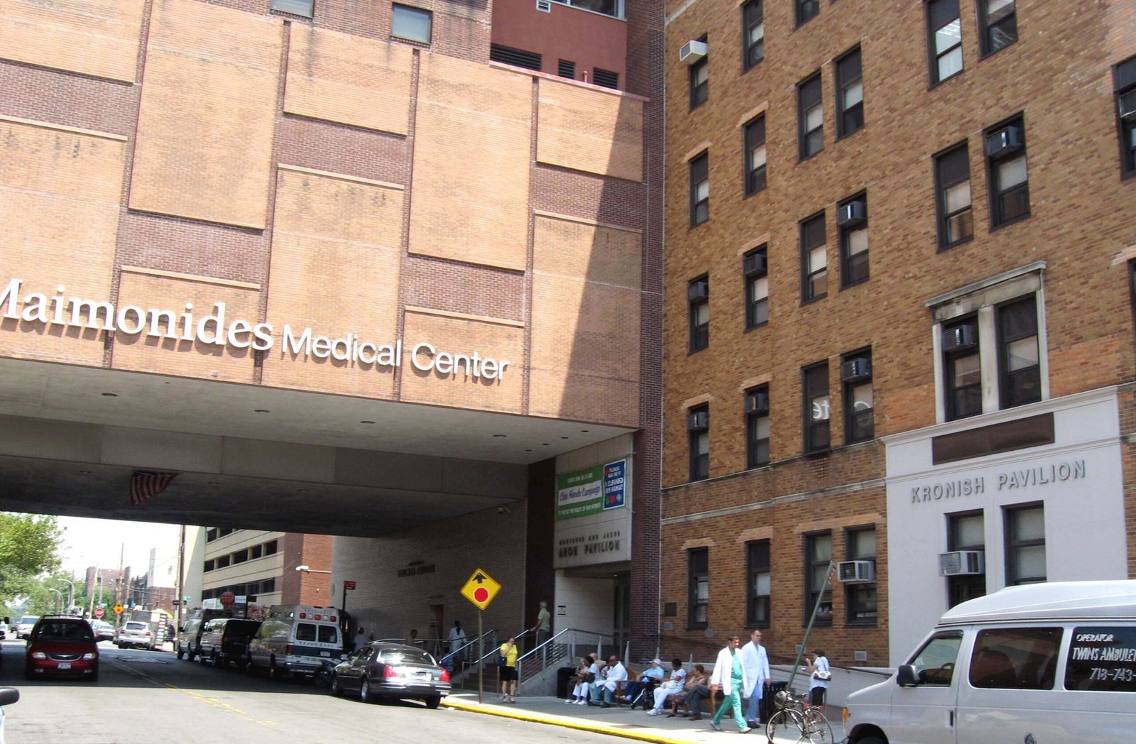 Exterior of Maimonides Medical Center in Brooklyn