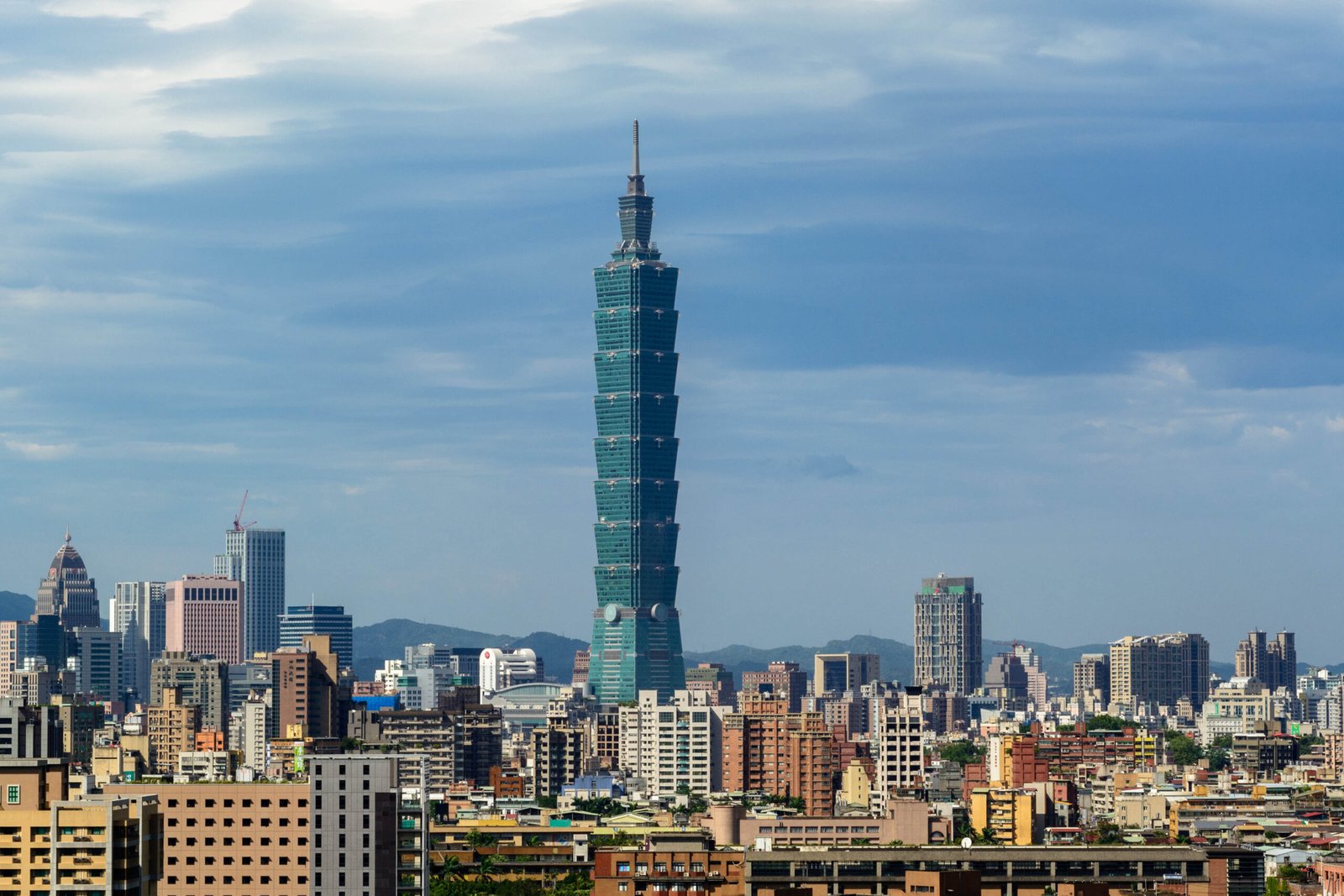 Archival Taipei skyline in May 2014