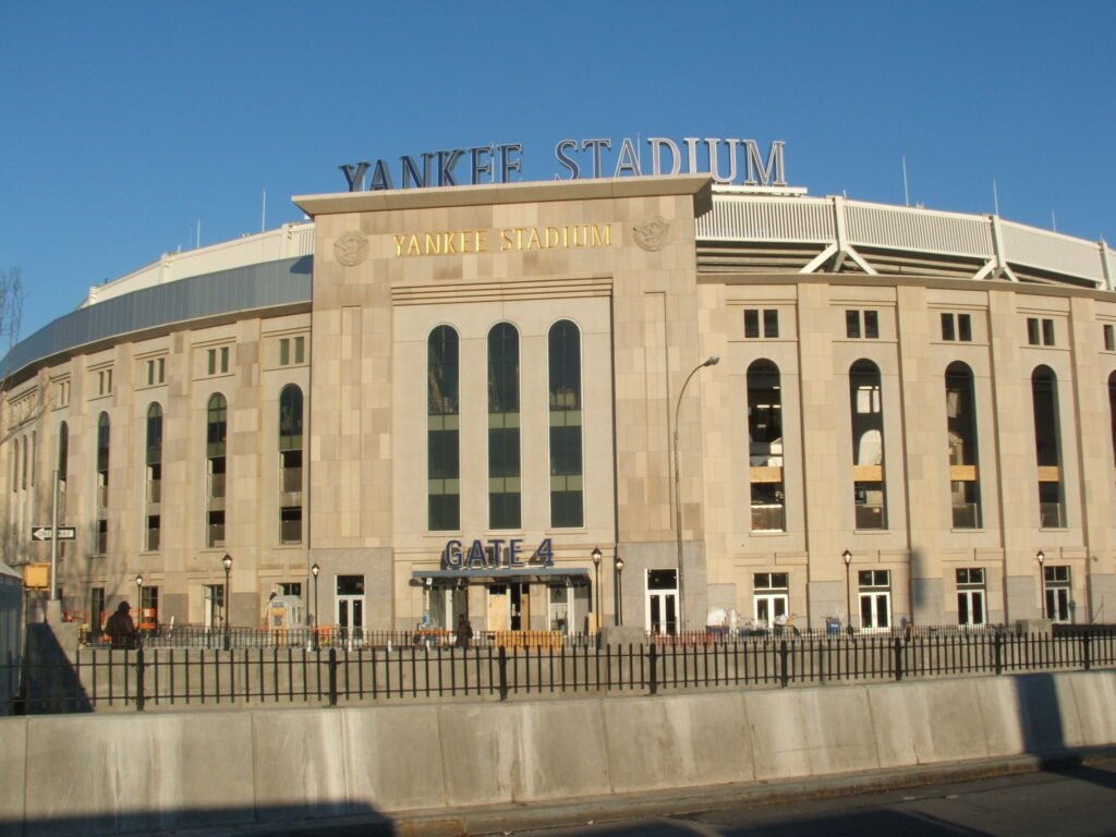 Exterior of Yankee Stadium in the Bronx, New York